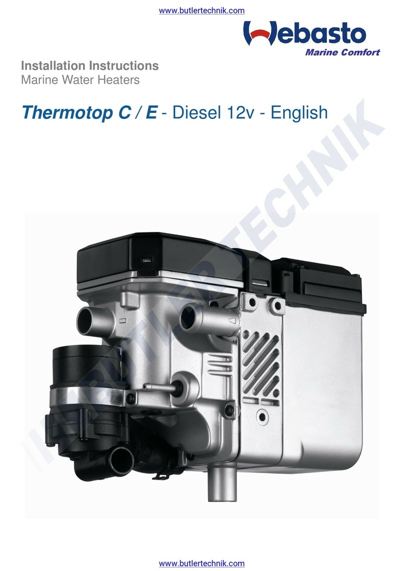 Webasto thermotop E Manual de usuario
