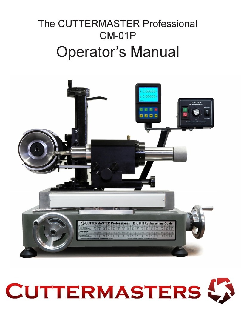 Cuttermasters CM-01P Manual de usuario