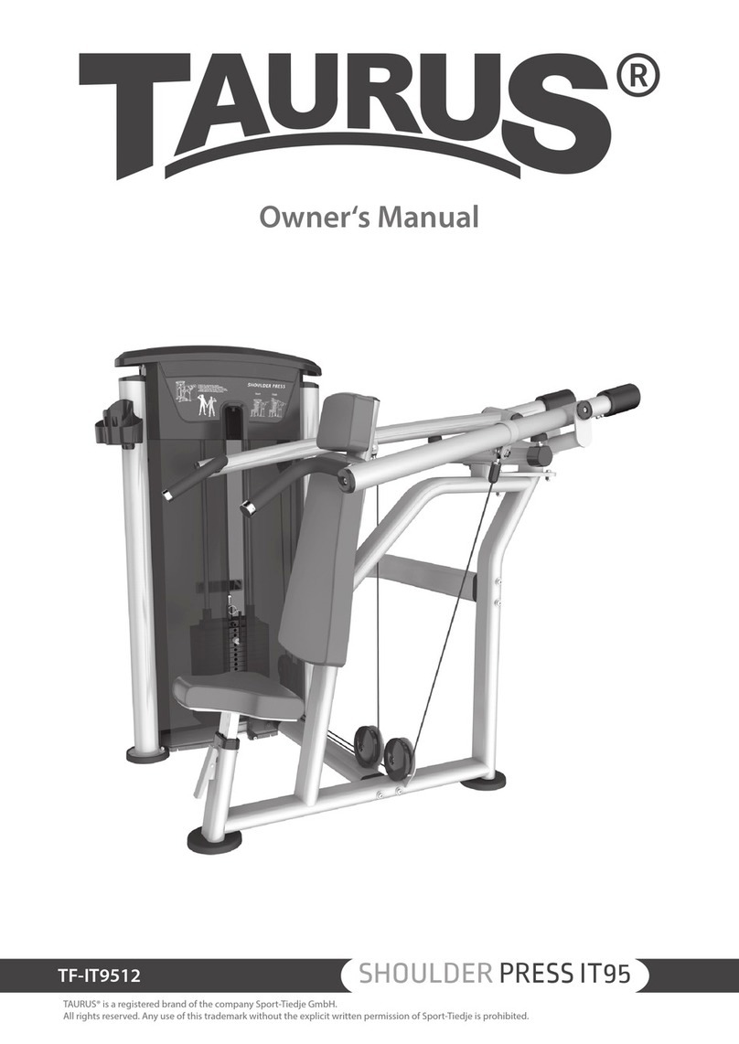 Taurus SHOULDER PRESS IT95 Manual de usuario Taurus SHOULDER PRESS IT95 Manual de usuario