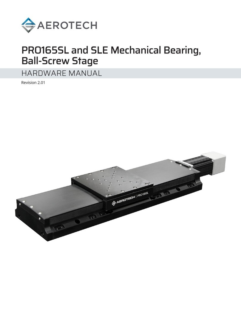 Aerotech PRO165SLE Series Manual de usuario