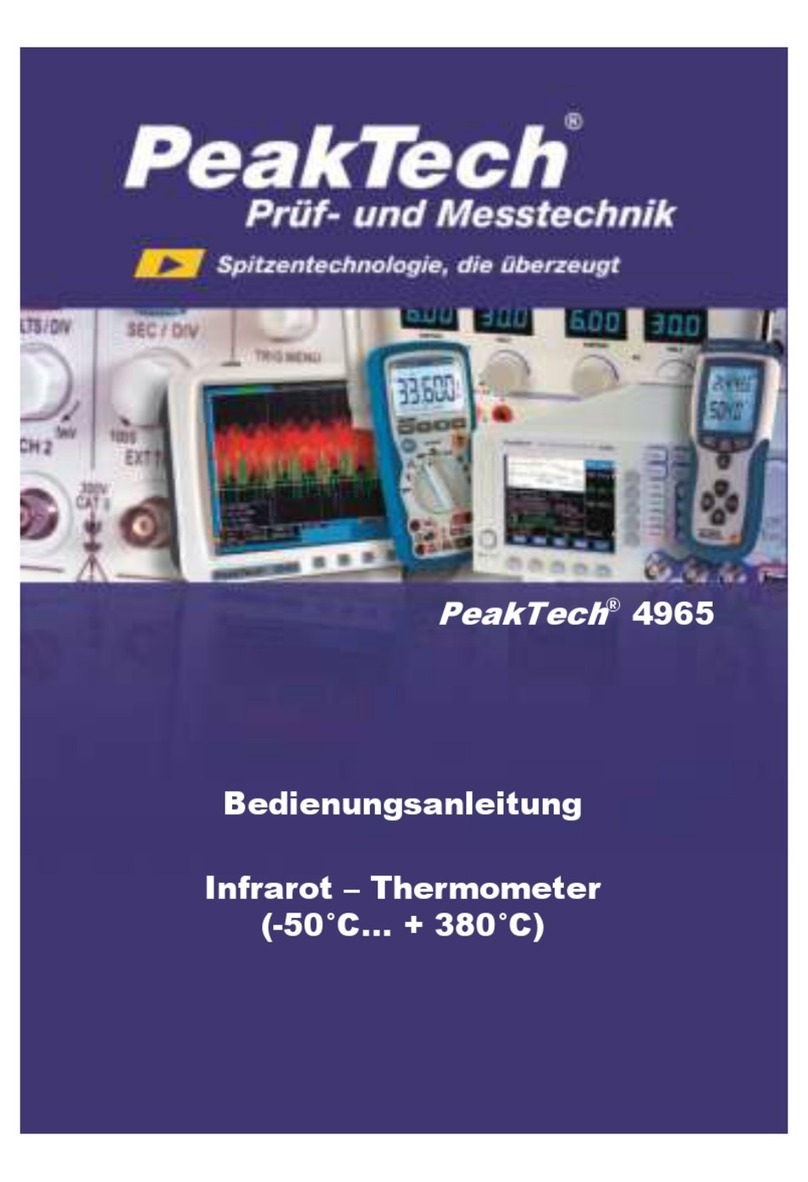 PeakTech P4965 Manual de usuario
