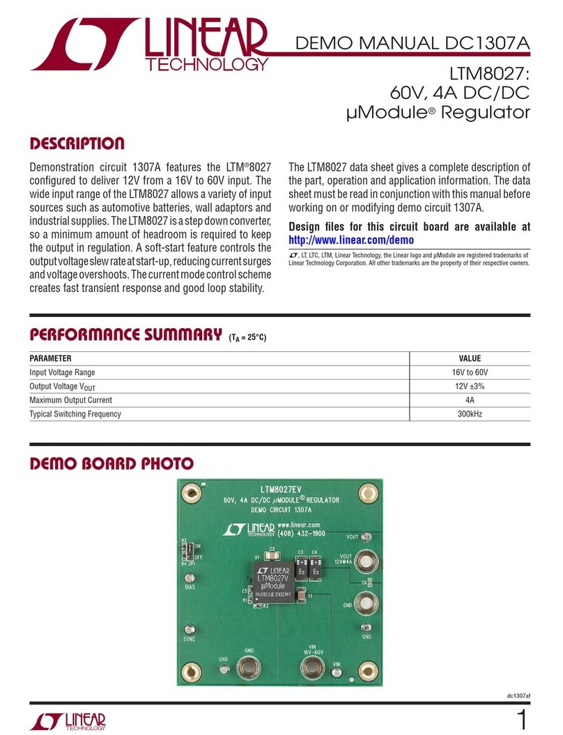 Linear Technology DC1307A Guía de configuración rápida