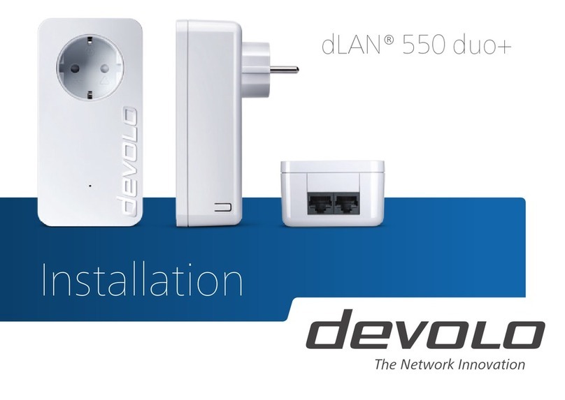 Devolo dlan 550 duo+ Manual de usuario