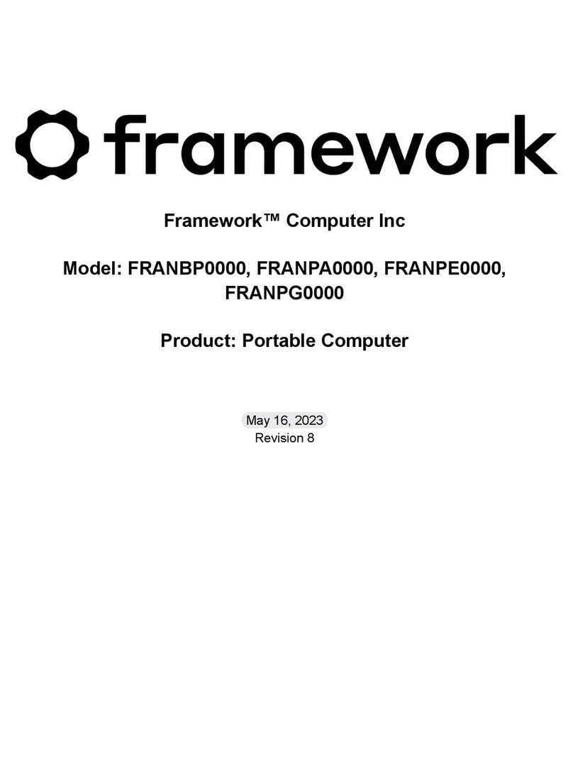 Framework FRANBP0000 Manual de usuario
