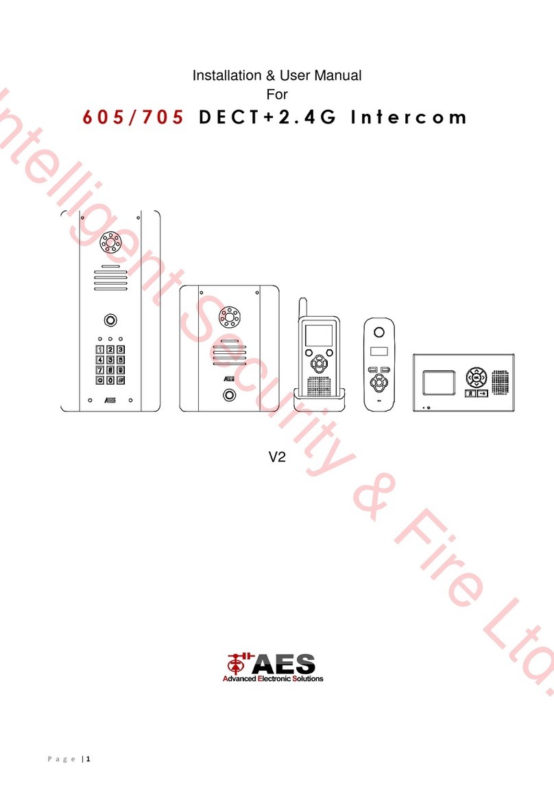 AES 705 Manual de instrucciones