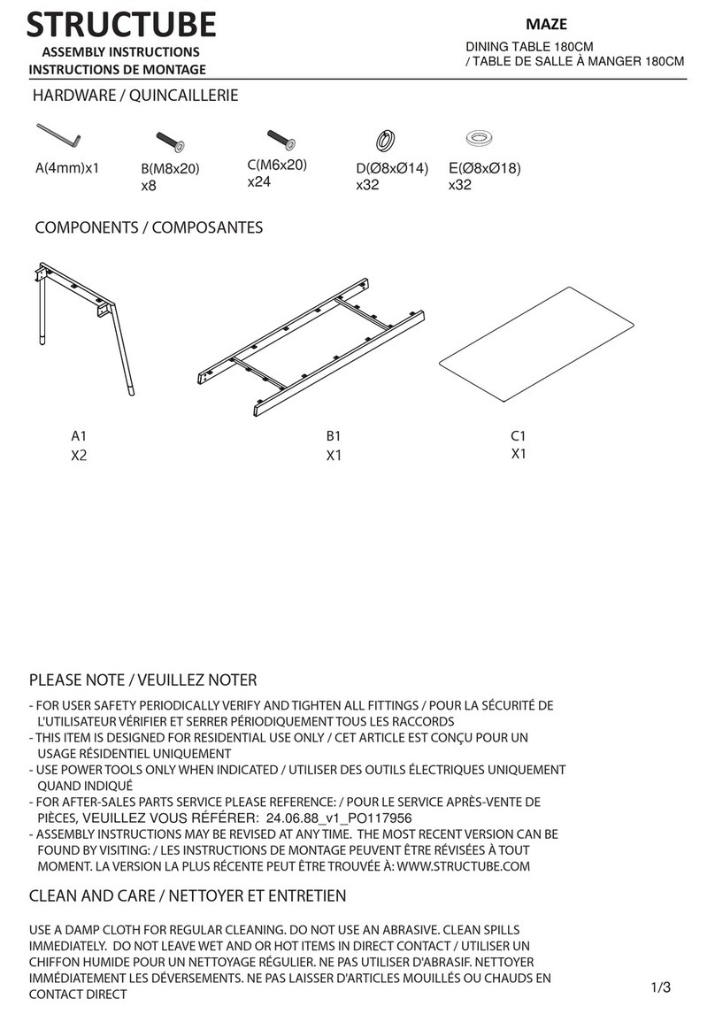 STRUCTUBE MAZE Manual de usuario