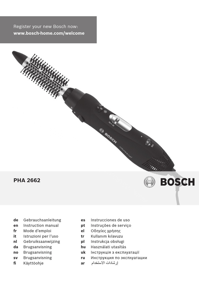 Bosch PHA2662 Manual de usuario Bosch PHA2662 Manual de usuario