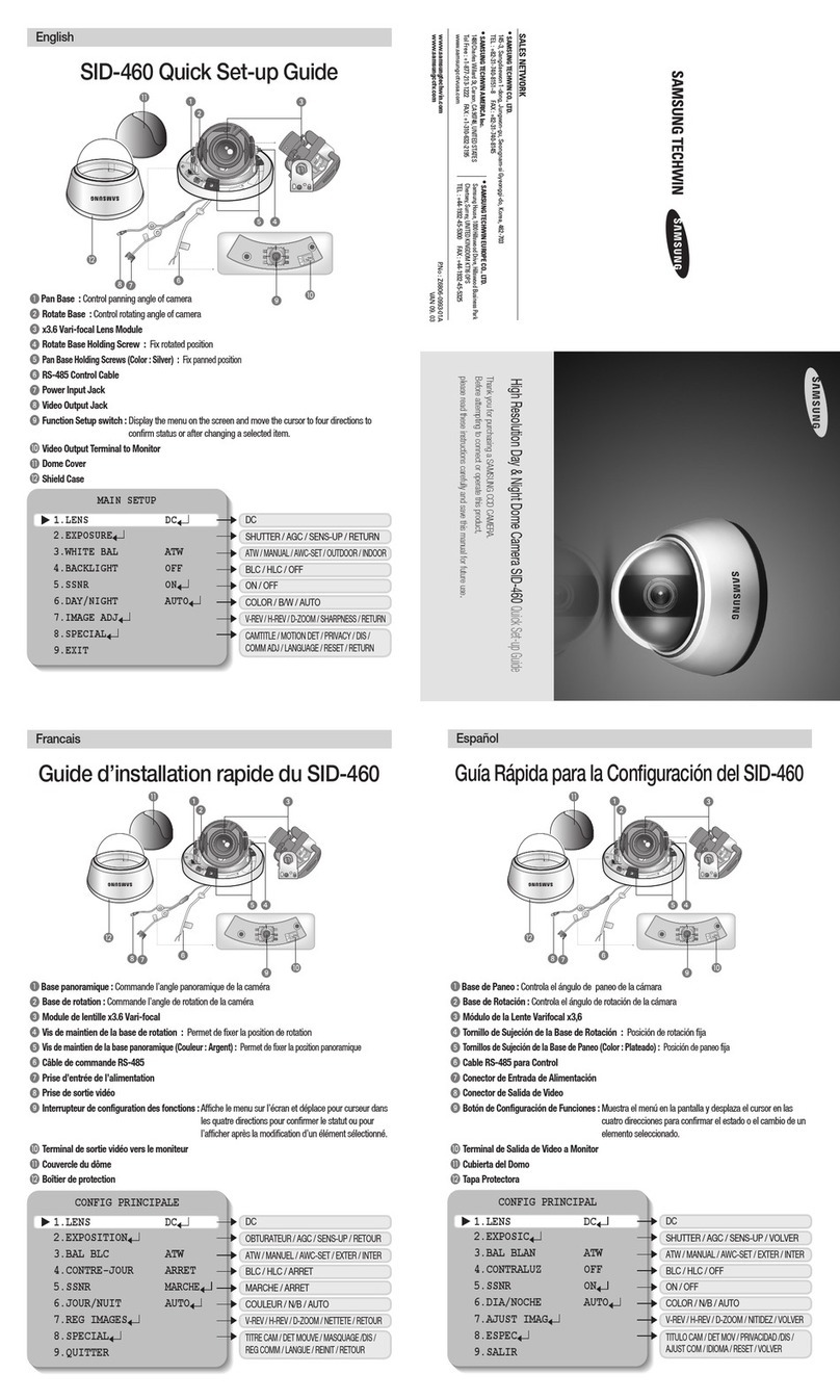 Samsung SID-460 Manual de usuario