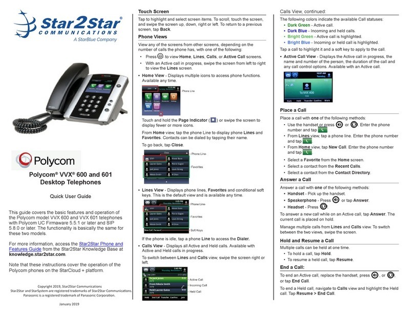 Polycom VVX 600 series Manual de instrucciones