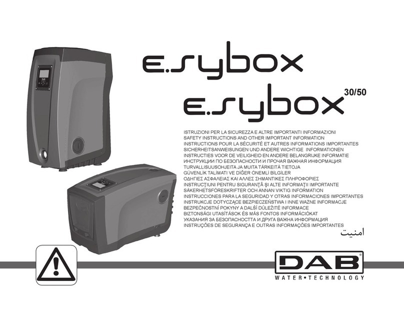 DAB DAB E.SYBOX Manual de funcionamiento