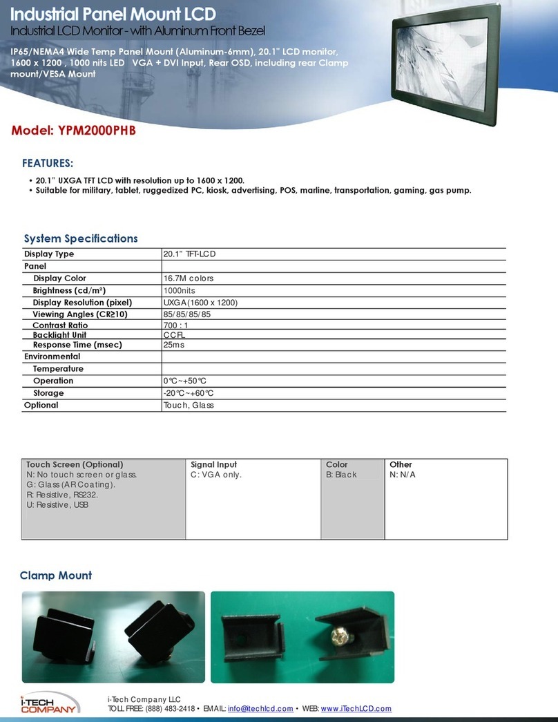 I-Tech YPM2000PHB Manual de usuario