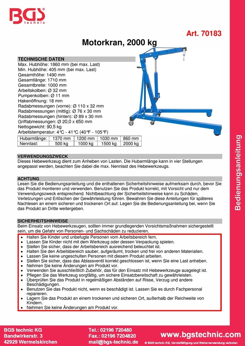 BGS technic 70183 Manual de usuario