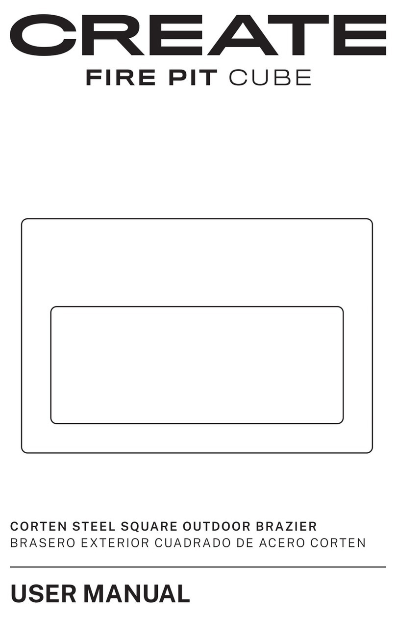Create FIRE PIT CUBE Manual de usuario