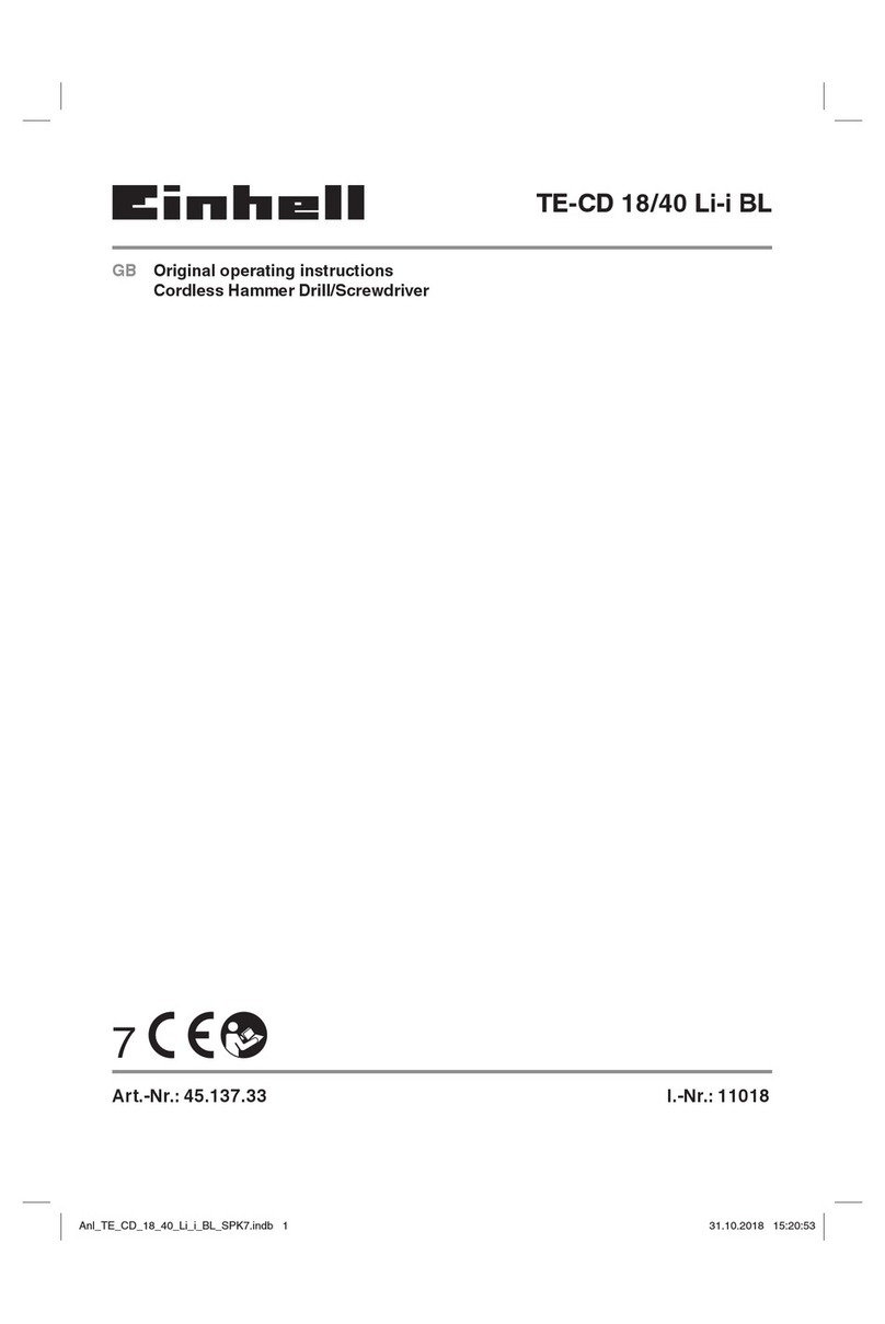EINHELL 45.137.33 Manual de usuario