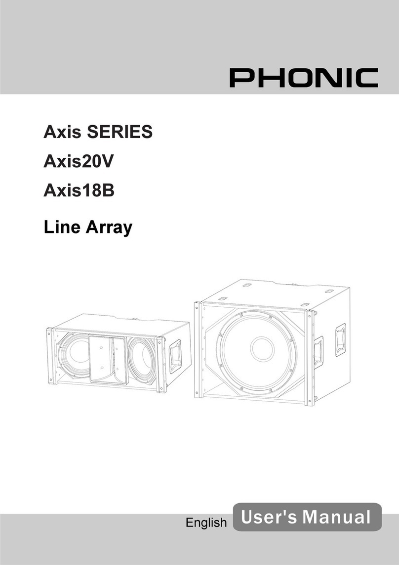 Phonic Axis Series Manual de usuario