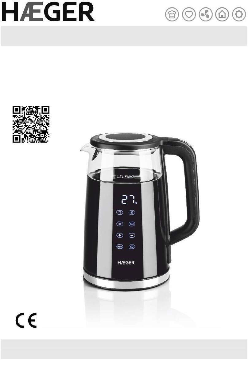 HAEGER Digiglass Manual de usuario