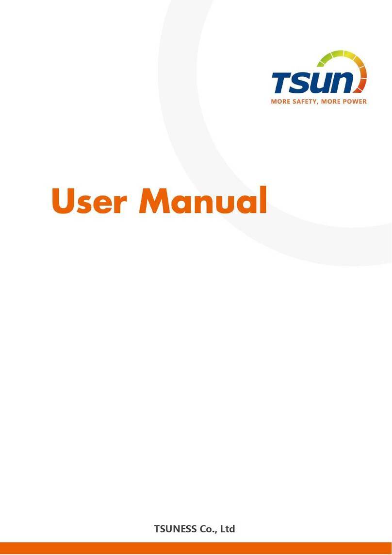 Tsun TSOL-MS2000 Manual de usuario
