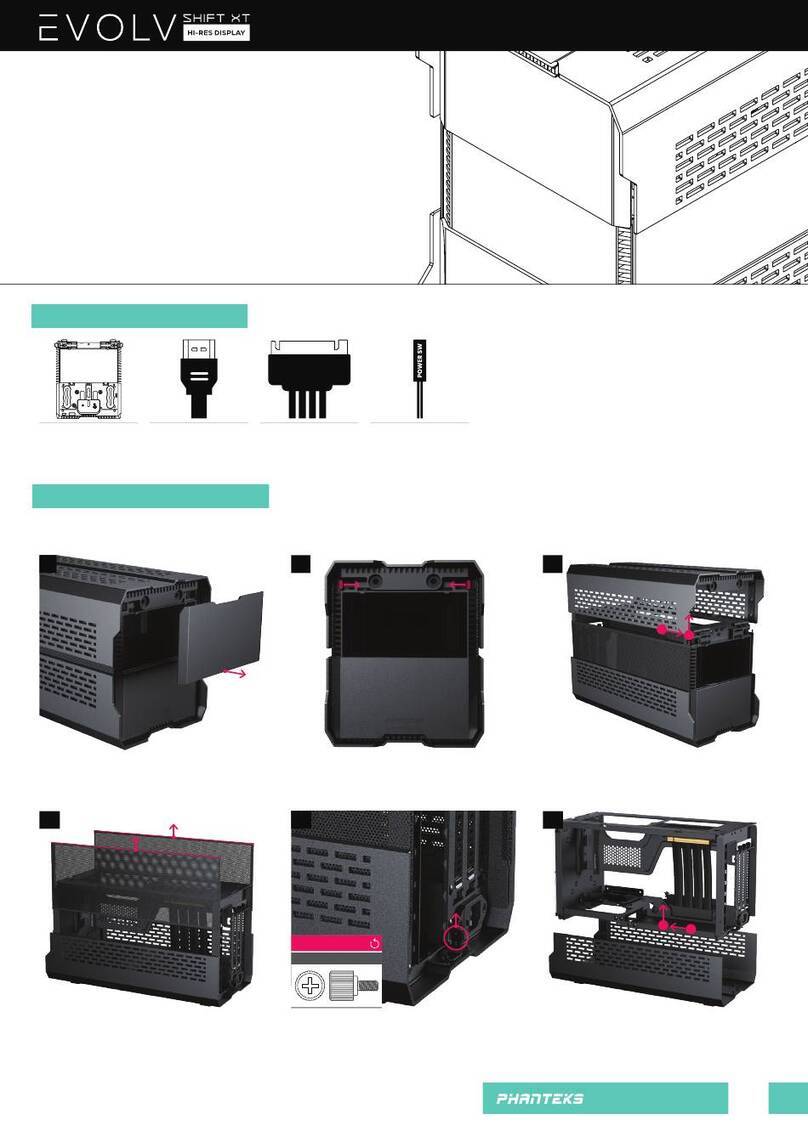 Phanteks Evolve Shift XT Manual de usuario