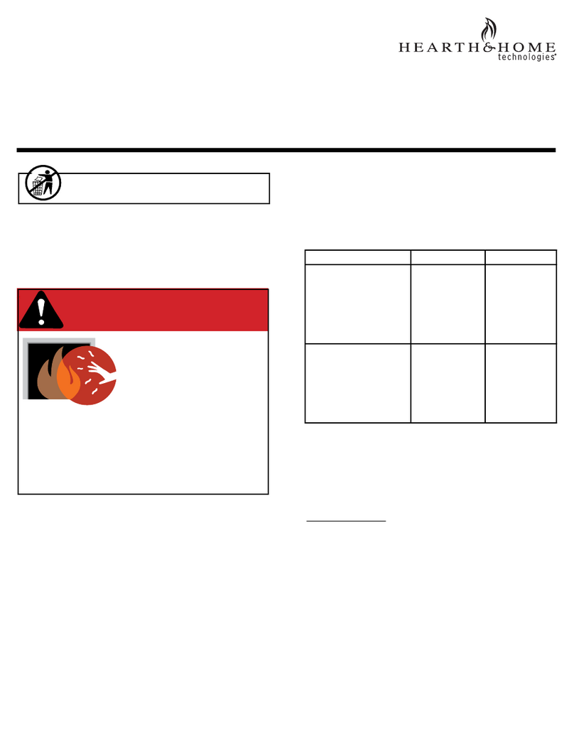 Hearth & Home MANOR36 Manual de usuario Hearth & Home MANOR36 Manual de usuario