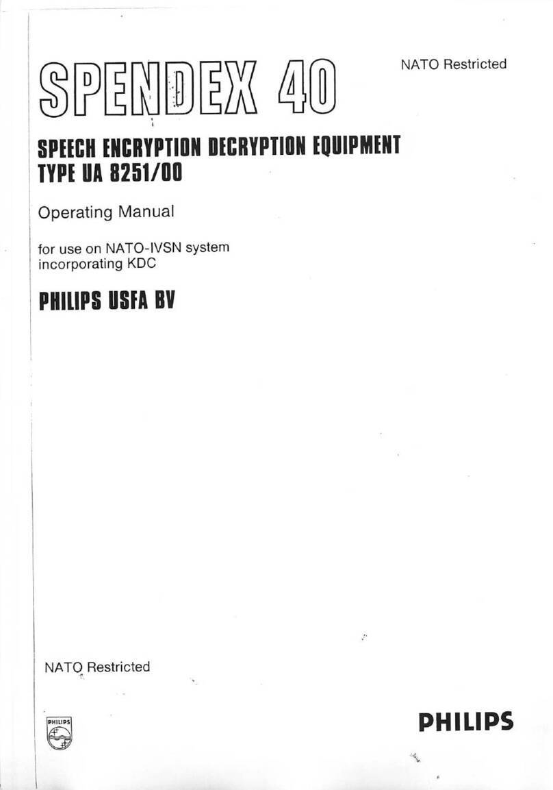 Philips SPENDEX 40 Manual de usuario