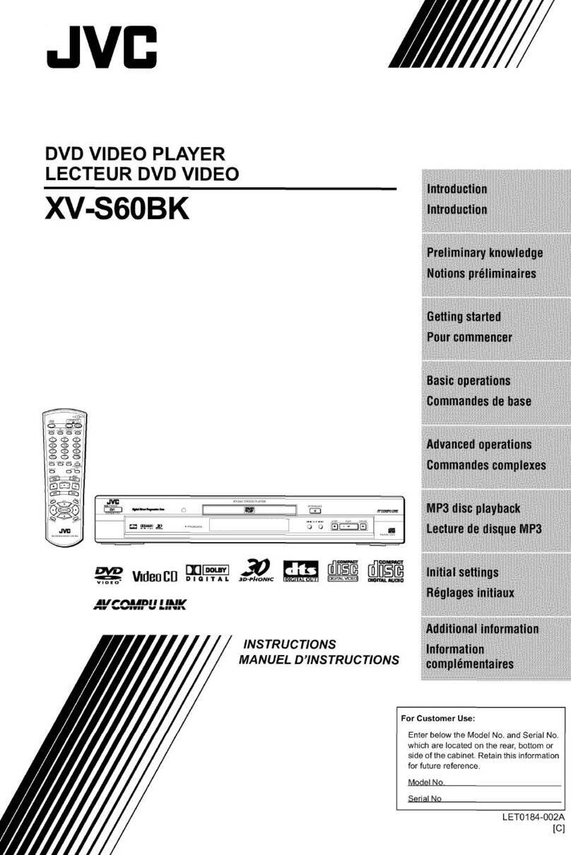 JVC XV-S6OBK Manual de usuario