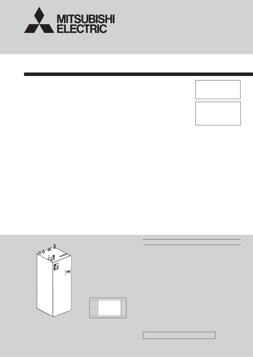 Mitsubishi Electric EHPT17X-VM2E Manual de usuario Mitsubishi Electric EHPT17X-VM2E Manual de usuario