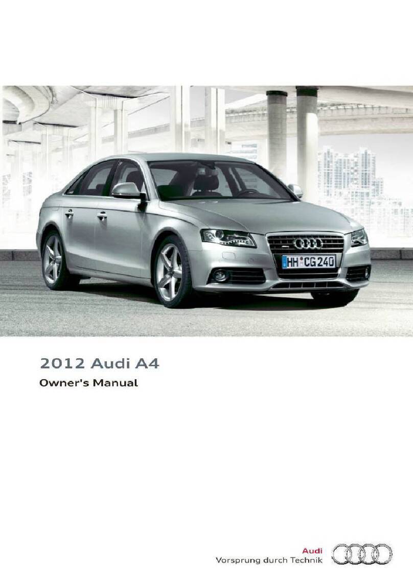 Audi A4 2012 Manual de usuario