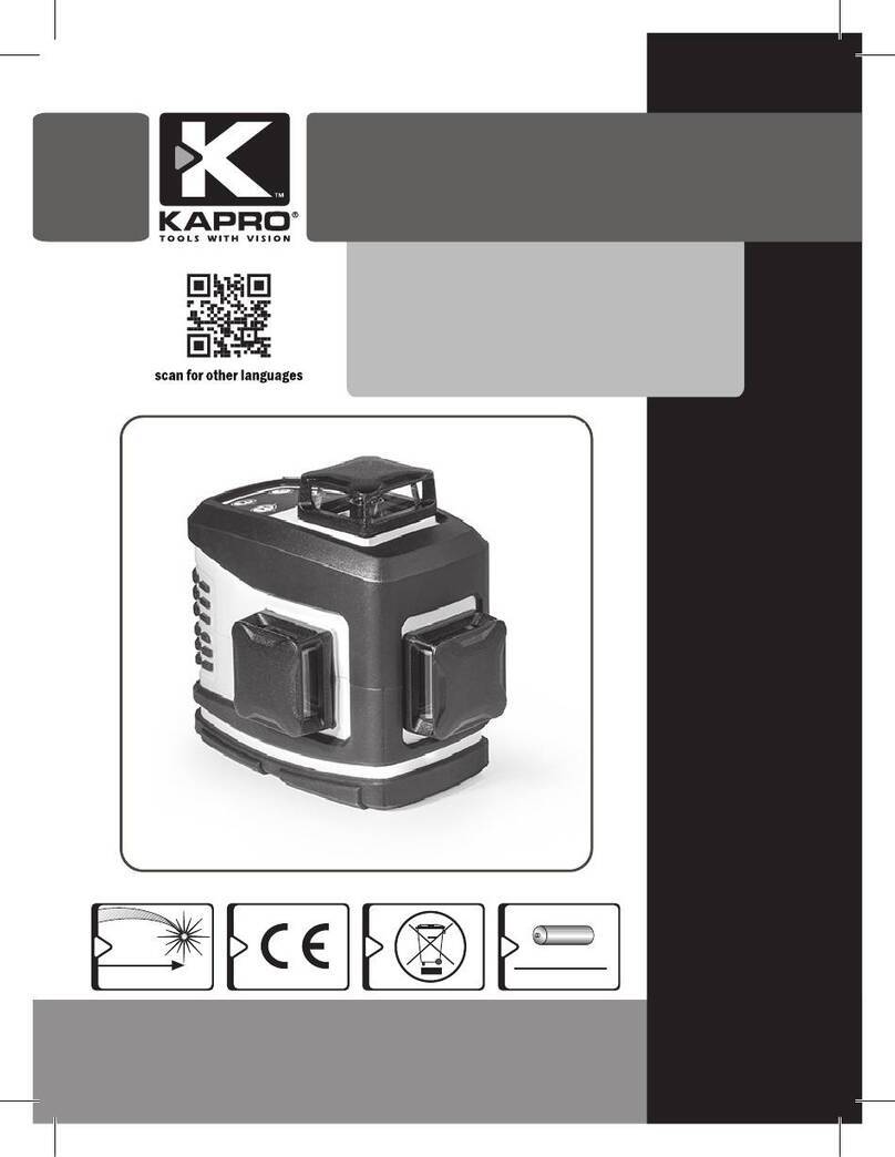 Kapro Prolaser 3D All-Lines Manual de usuario