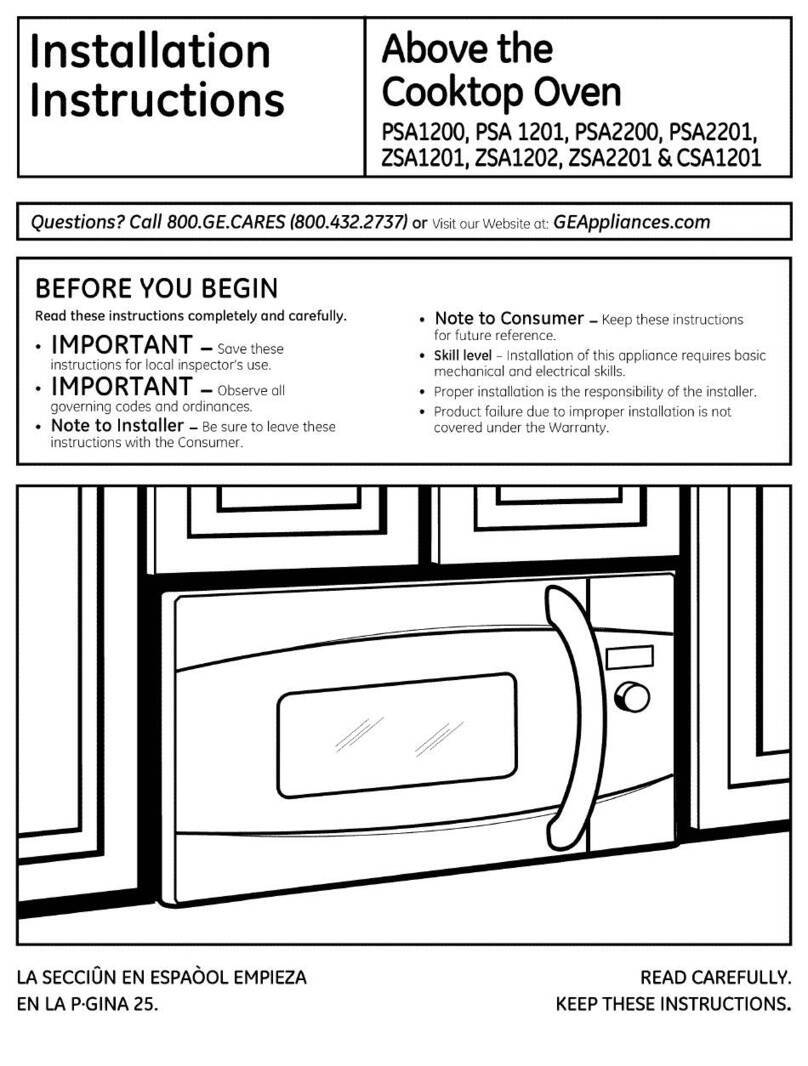 GE Profile Advantium PSA1200 Manual de usuario