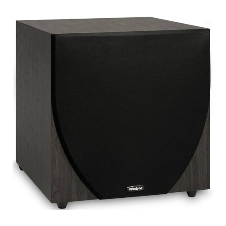 Velodyne EQ-Max8 Manual de usuario Velodyne EQ-Max8 Manual de usuario