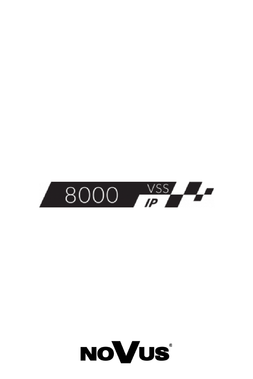 Novus 8000 Series Manual de usuario