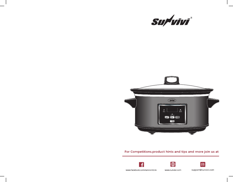 Sunvivi 6 QUART Manual de usuario