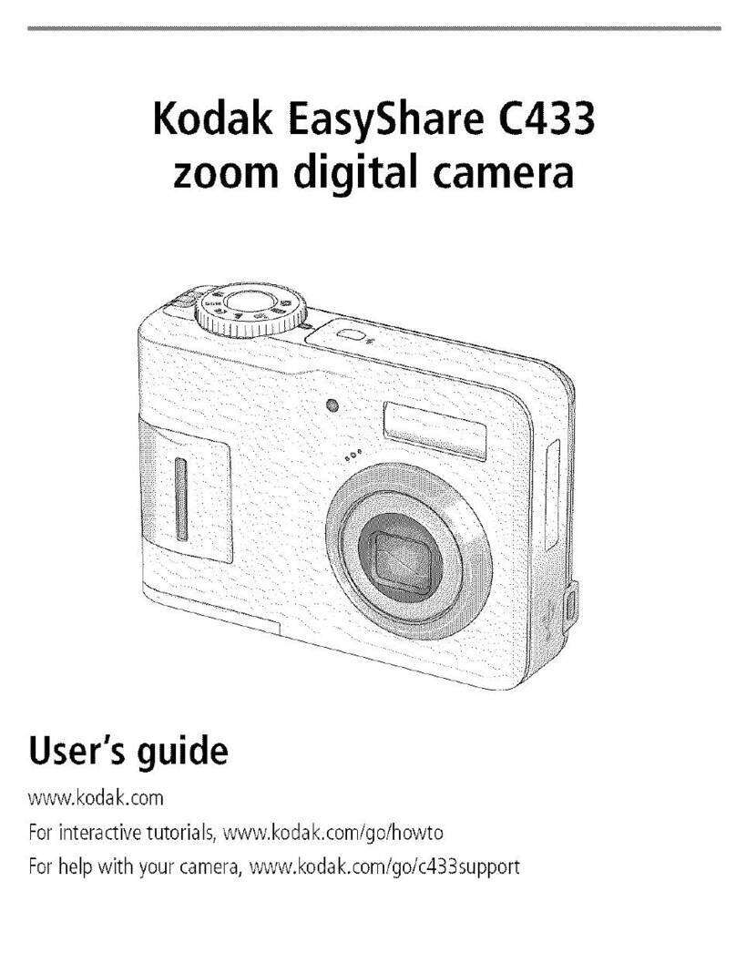 Kodak C433 - Easyshare Zoom Digital Camera Manual de usuario