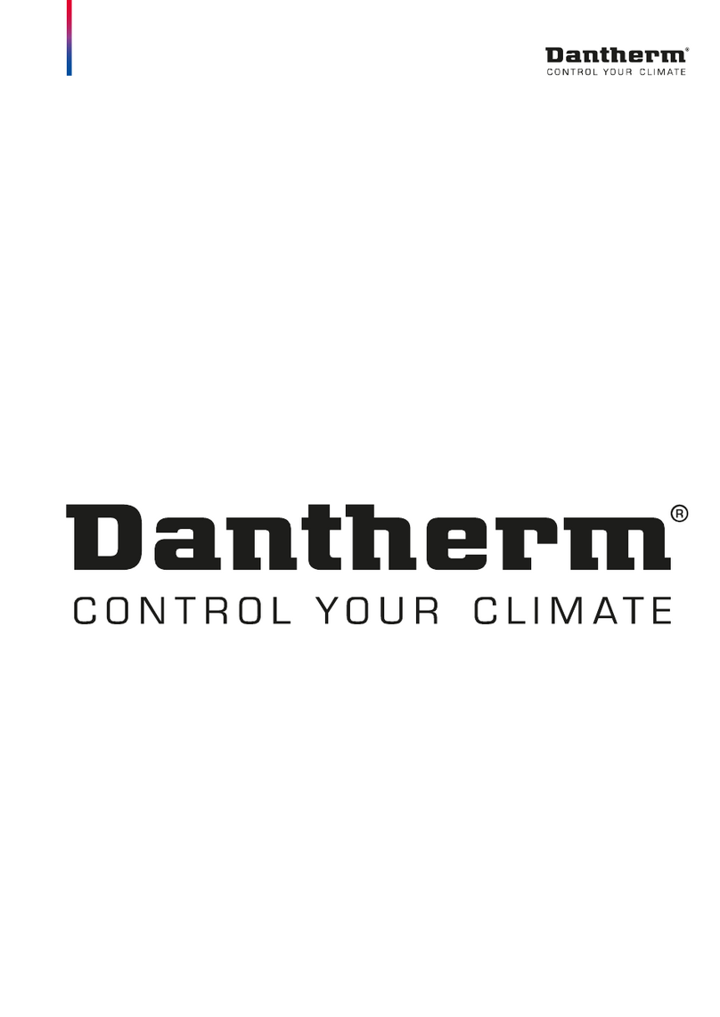 Dantherm DanX 1 Manual de usuario