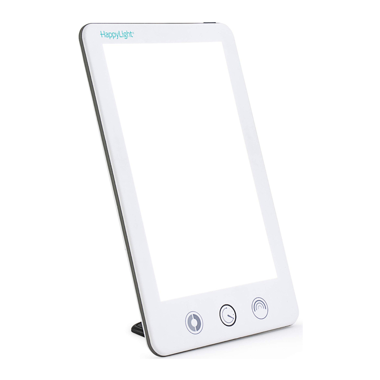 Verilux HappyLight Touch Plus VT42 Manual de usuario