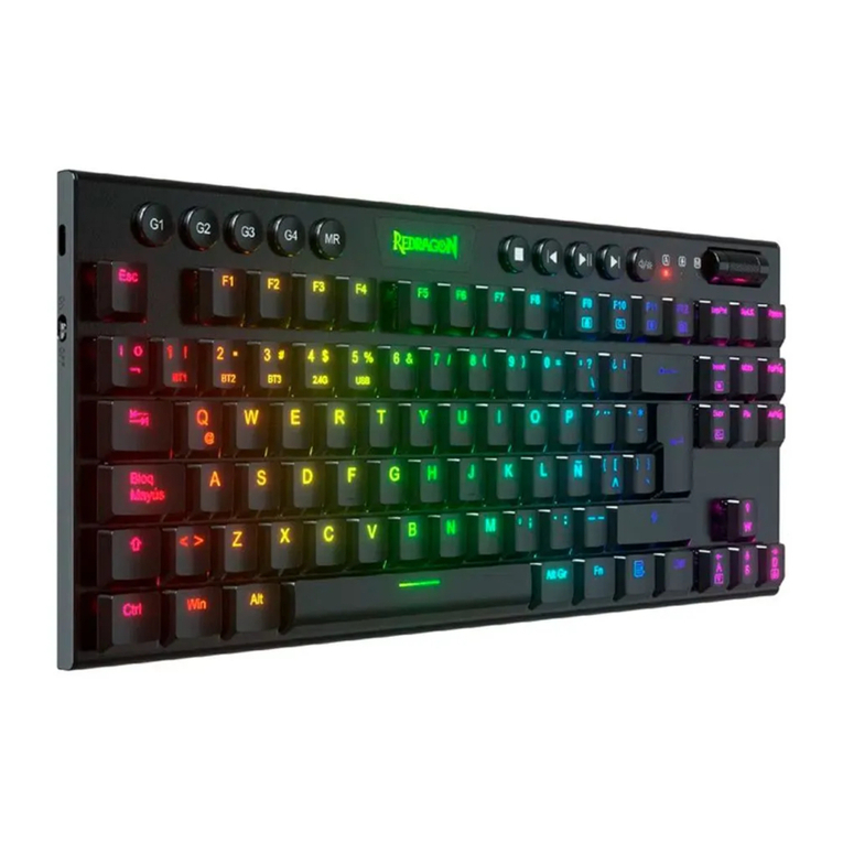 REDRAGON K622 Horus TKL RGB Manual de usuario