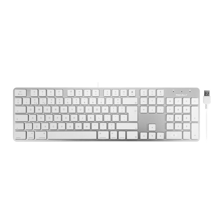 Macally SLIMKEYPROA Manual de usuario