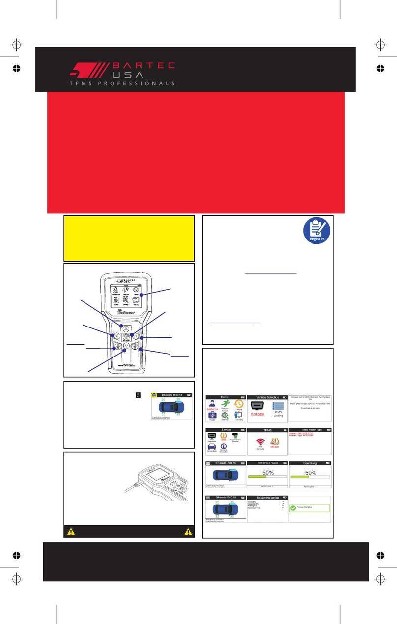 Bartec TECHRITEPRO TPMS Manual de usuario