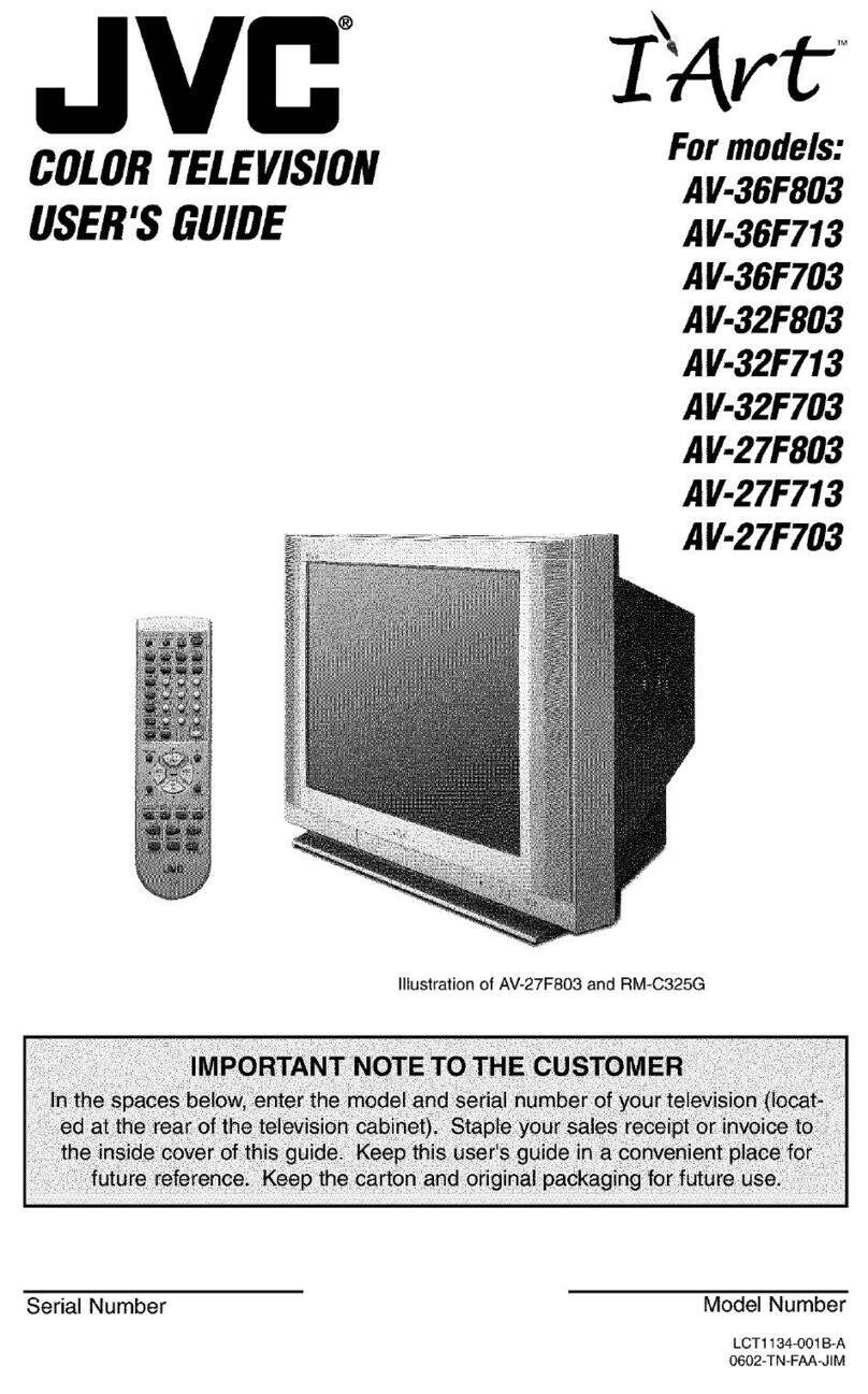 JVC I'Art AV-36F803 Manual de usuario