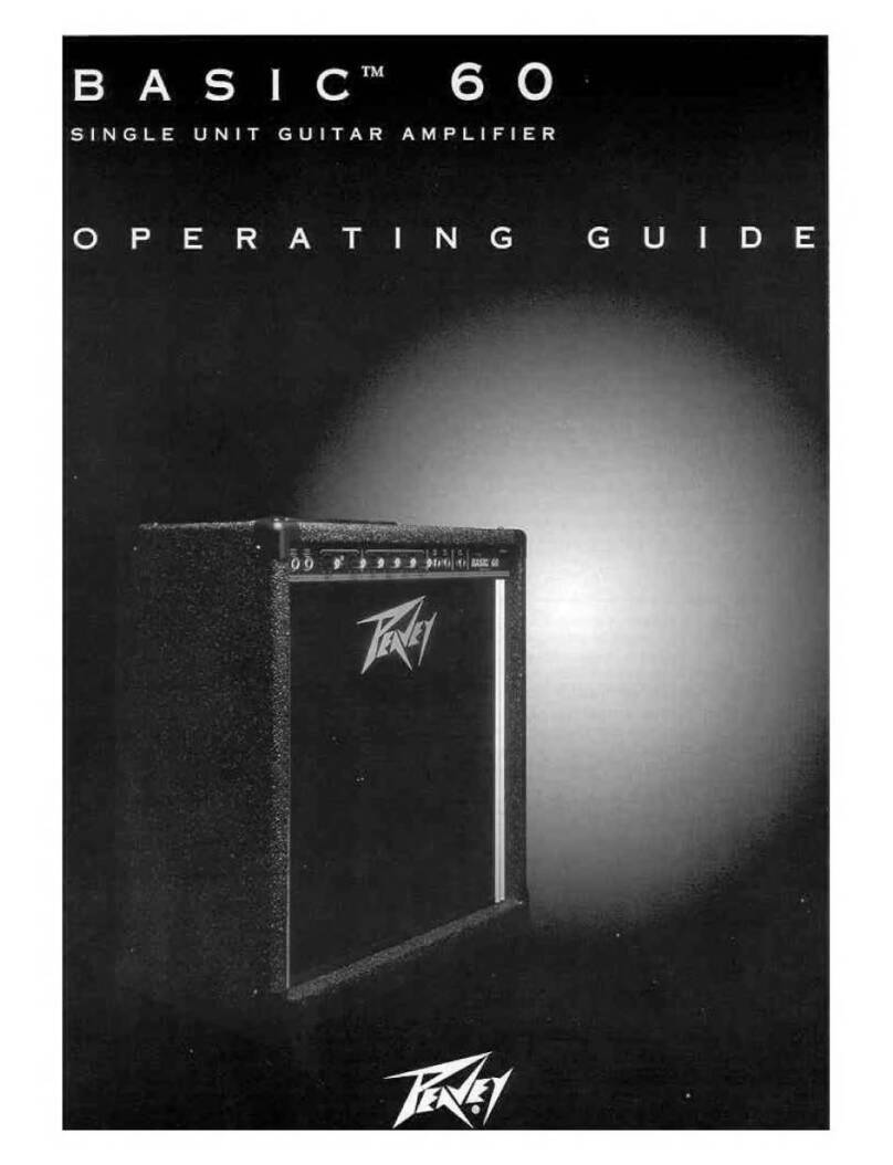 Peavey Basic 60 Manual de usuario