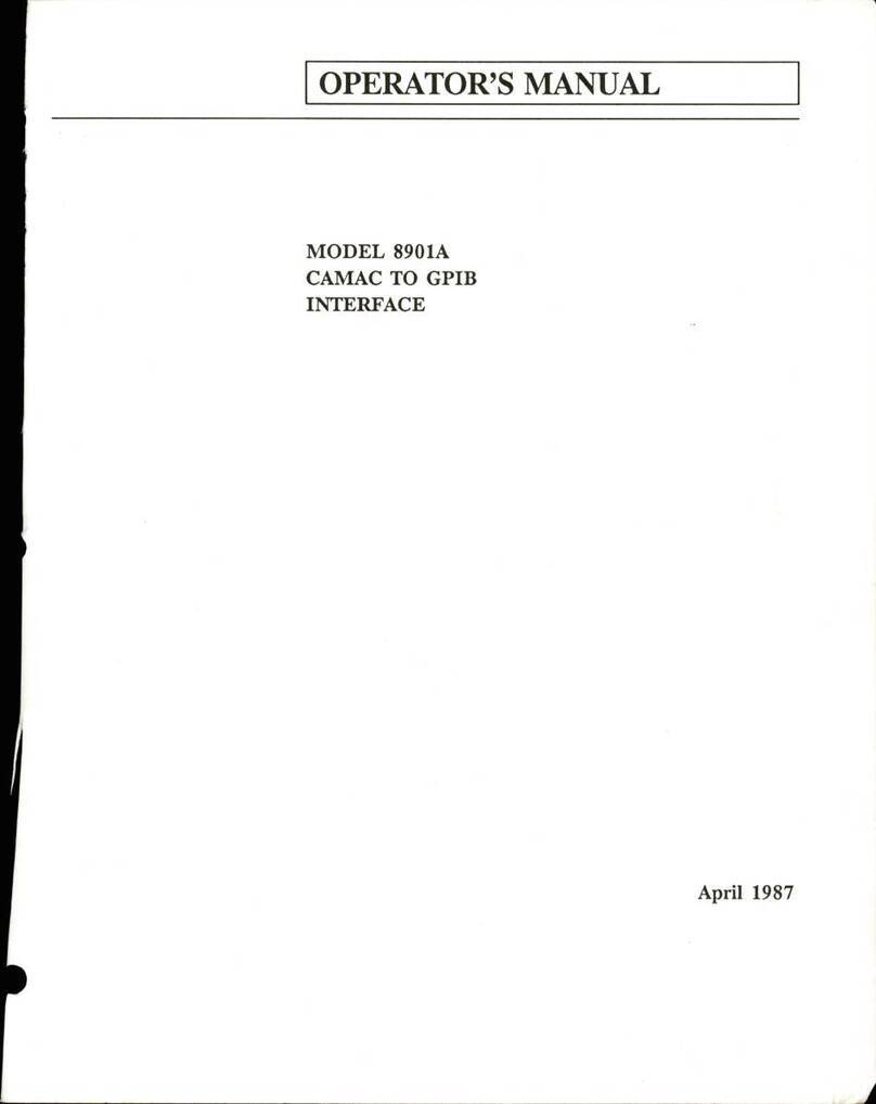 LeCroy 8901A Manual de usuario LeCroy 8901A Manual de usuario