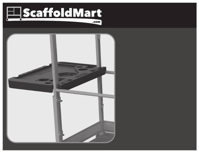 ScaffoldMart MFTSHELF Manual de instalación y funcionamiento