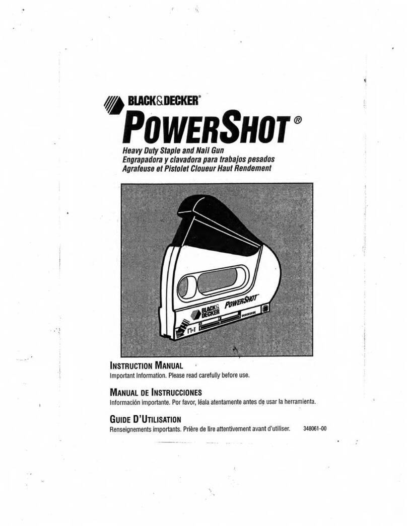 Black & Decker POWERSHOT Manual de usuario