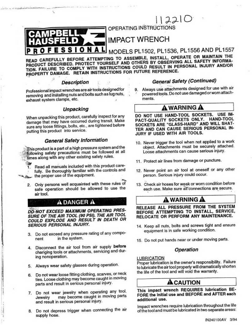 Campbell Hausfeld PL1502 Manual de usuario