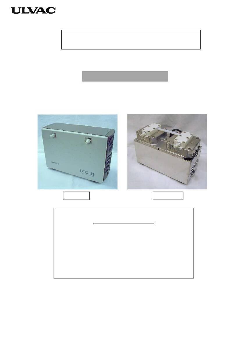 Ulvac DTC-41 Manual de usuario