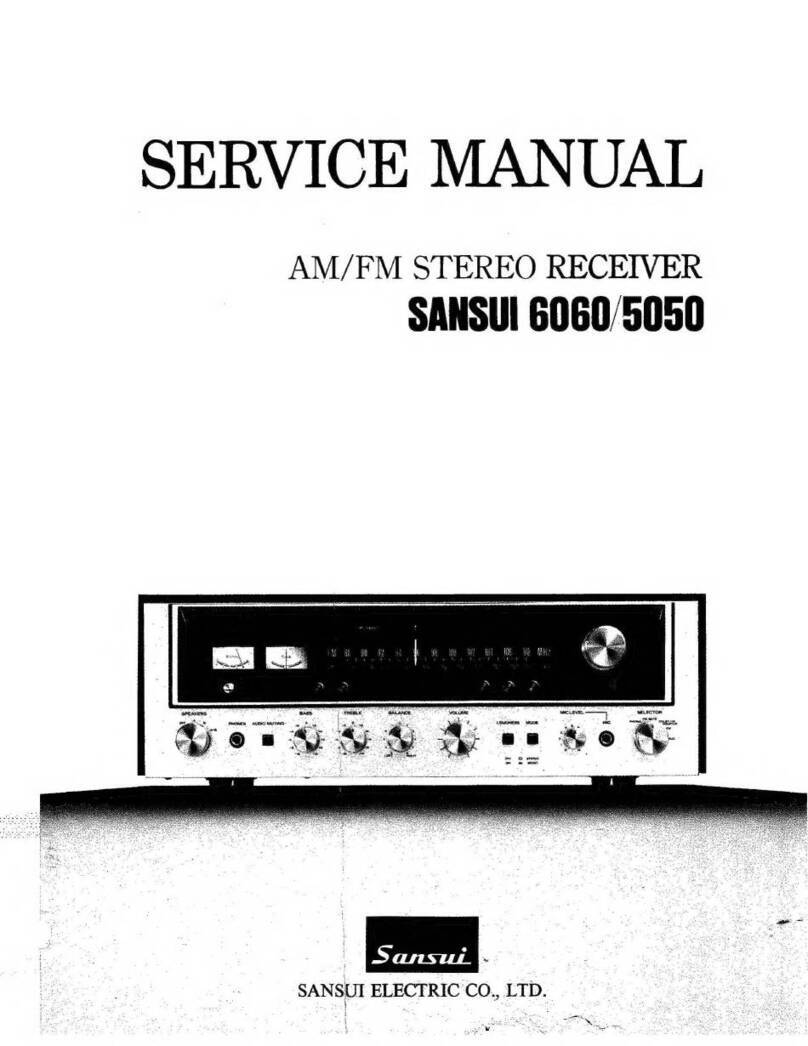 Sansui 6060 Manual de usuario