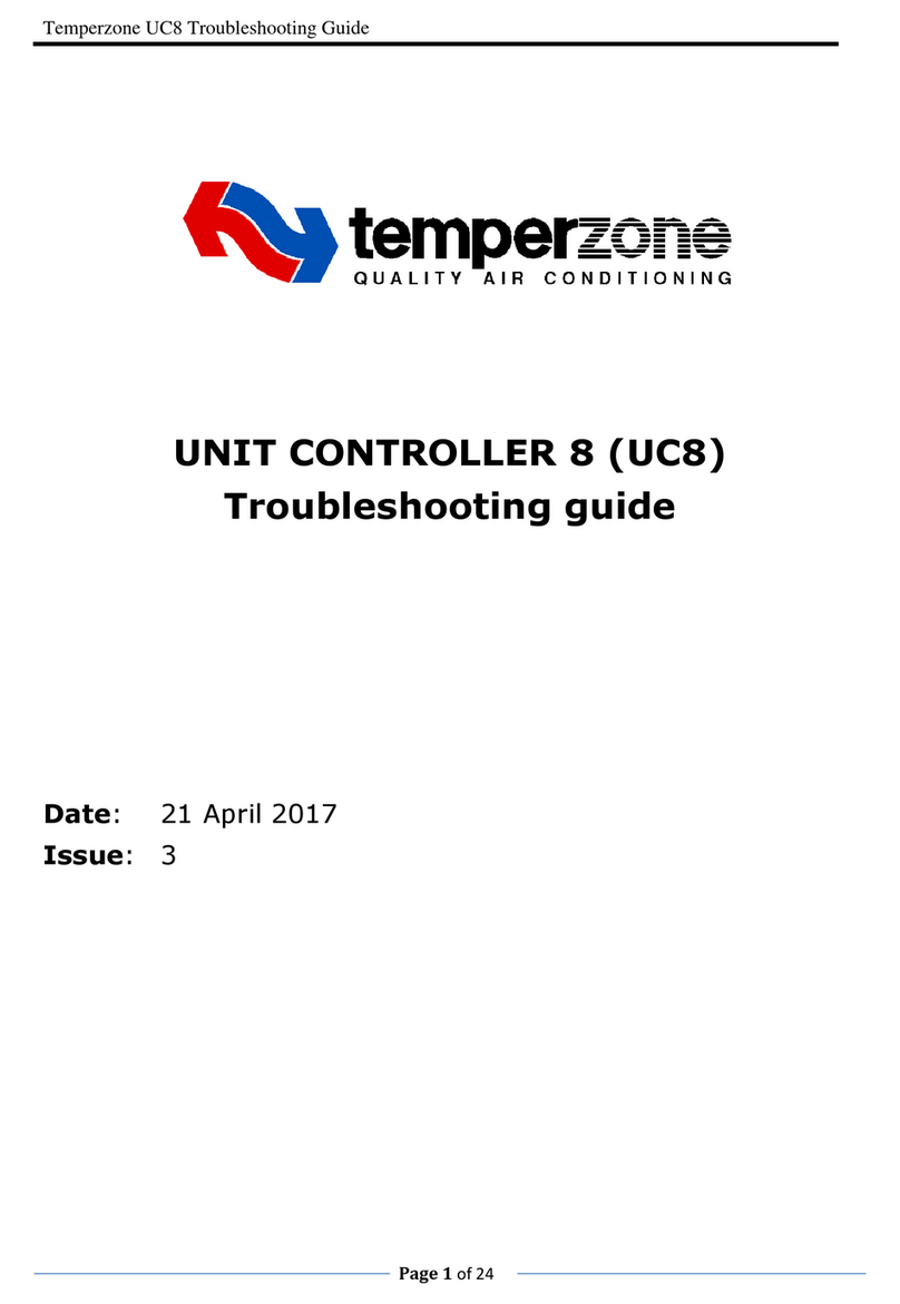 TemperZone UC8 Manual de usuario