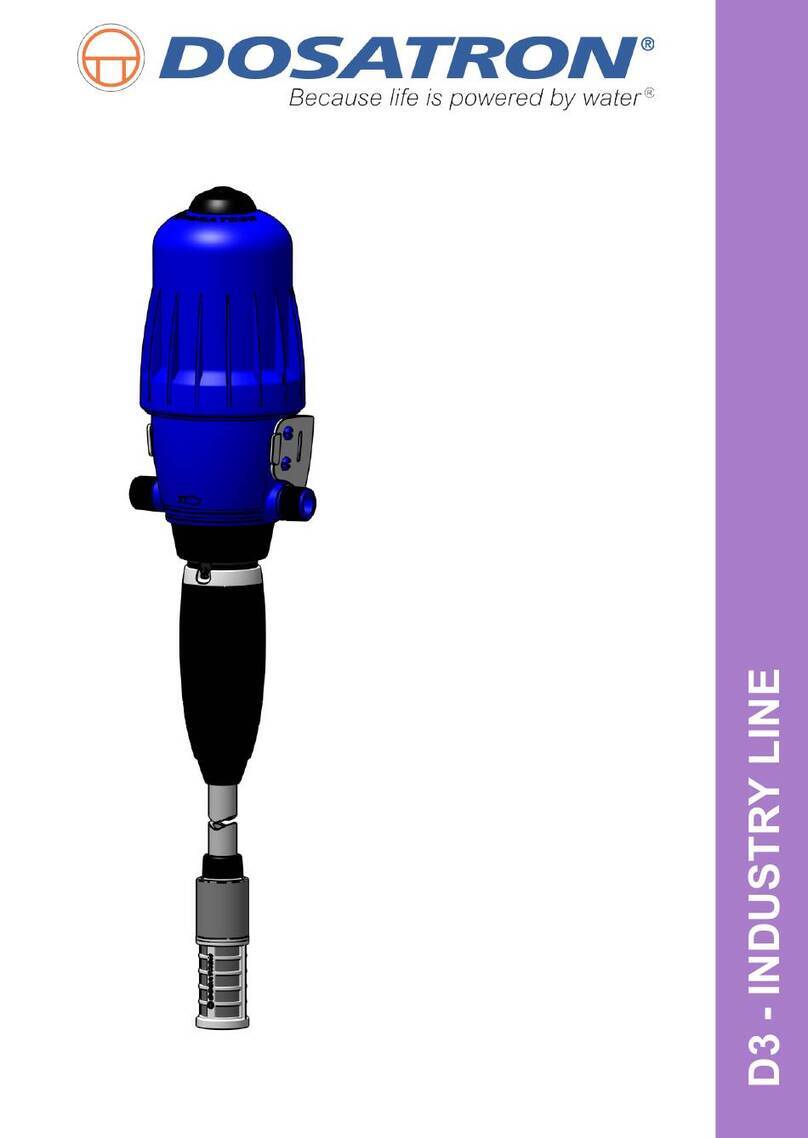 dosatron D3 Series Manual de usuario