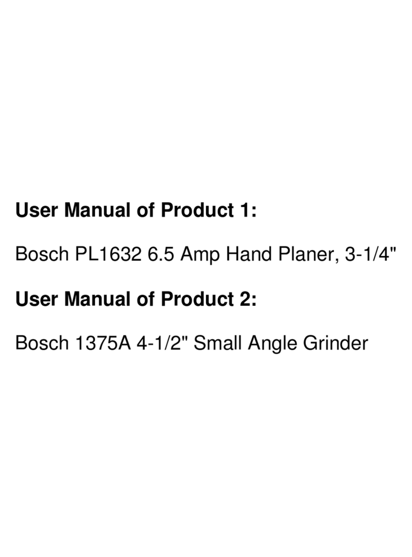 Bosch 1375A Manual de usuario