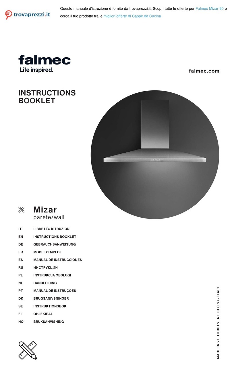 FALMEC Mizar 90 Manual de usuario